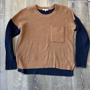 Madewell Thompson Colorblock Pullover Sweater Top 0175